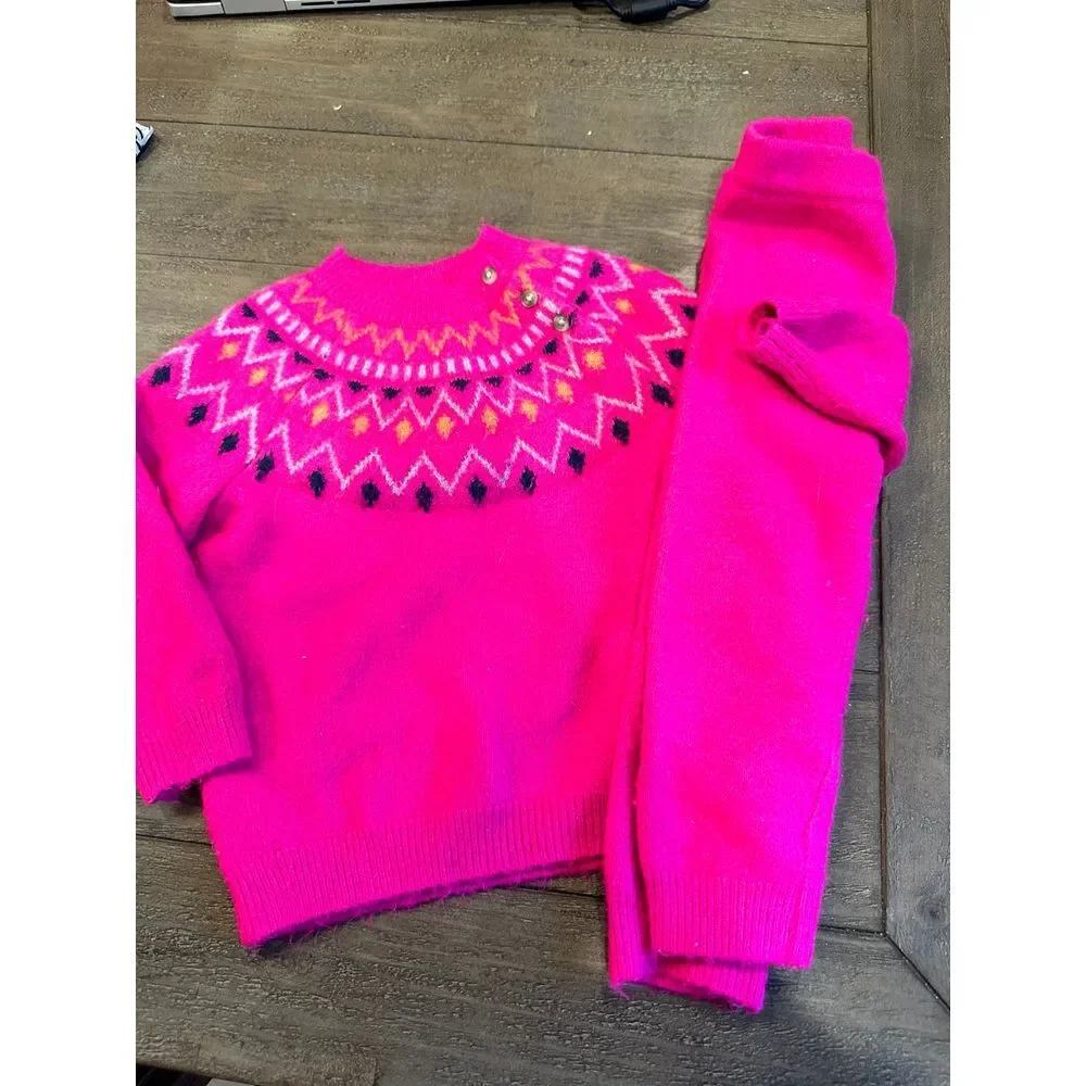 Cat‎ and Jack fleece set 18 mos hot pink